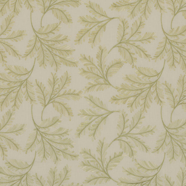 Chelsea Fern - Spring Green Green By G P & J Baker | Ashmore |  Drapery Embroidery