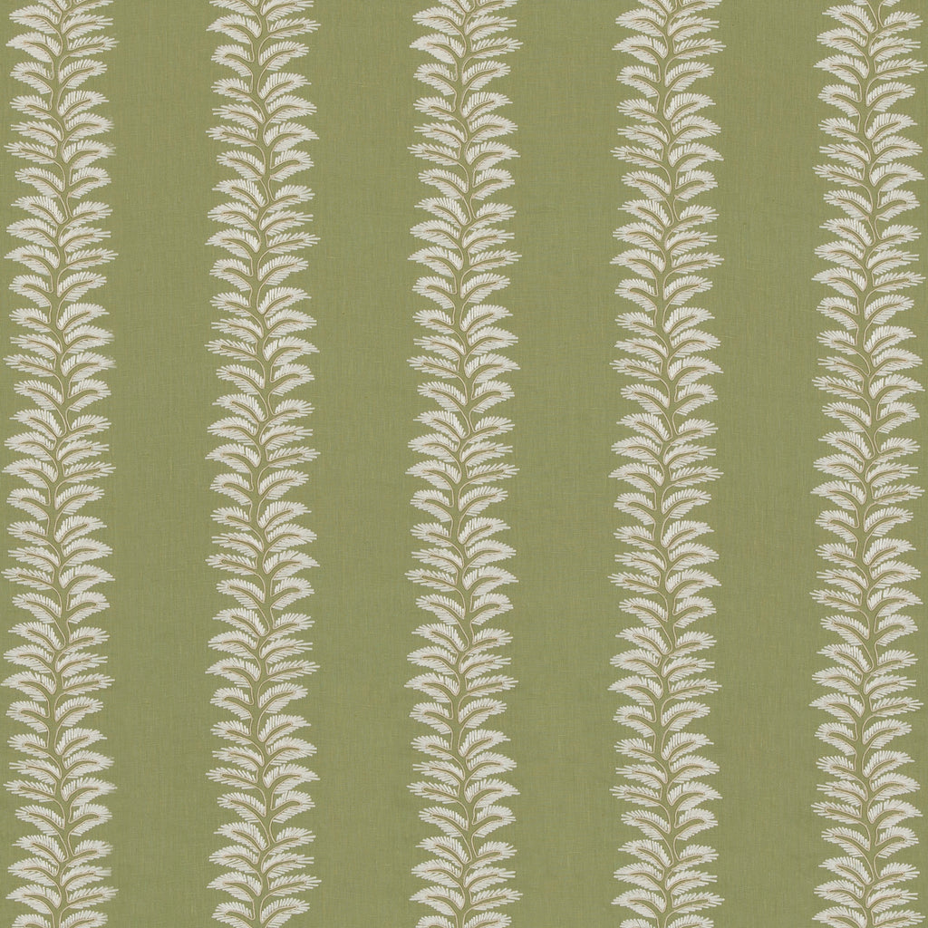 New Bradbourne - Green Green By G P & J Baker | Ashmore |  Drapery Embroidery