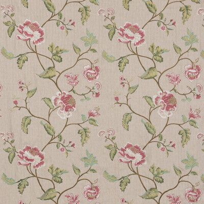 Samples and Purchasing available for Lavenham - Rose Pink By G P & J Baker | Ashmore |  Drapery Embroidery at Designer Wallcoverings and Fabrics
