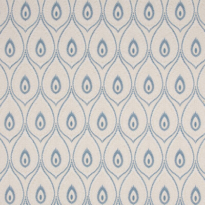Samples and Purchasing available for Ashmore - Blue Blue By G P & J Baker | Ashmore |  Drapery Embroidery at Designer Wallcoverings and Fabrics