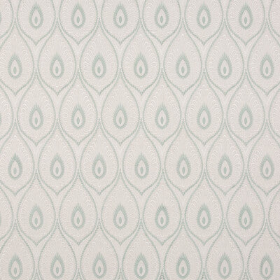 Samples and Purchasing available for Ashmore - Aqua Teal By G P & J Baker | Ashmore |  Drapery Embroidery at Designer Wallcoverings and Fabrics