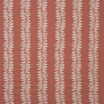 Samples and Purchasing available for New Bradbourne - Coral Red By G P & J Baker | Langdale |  Multipurpose Embroidery at Designer Wallcoverings and Fabrics