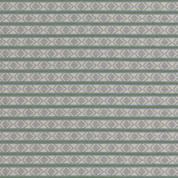 Burford Stripe - Blue/Green Blue By G P & J Baker | Burford Weaves |  Upholstery Weave