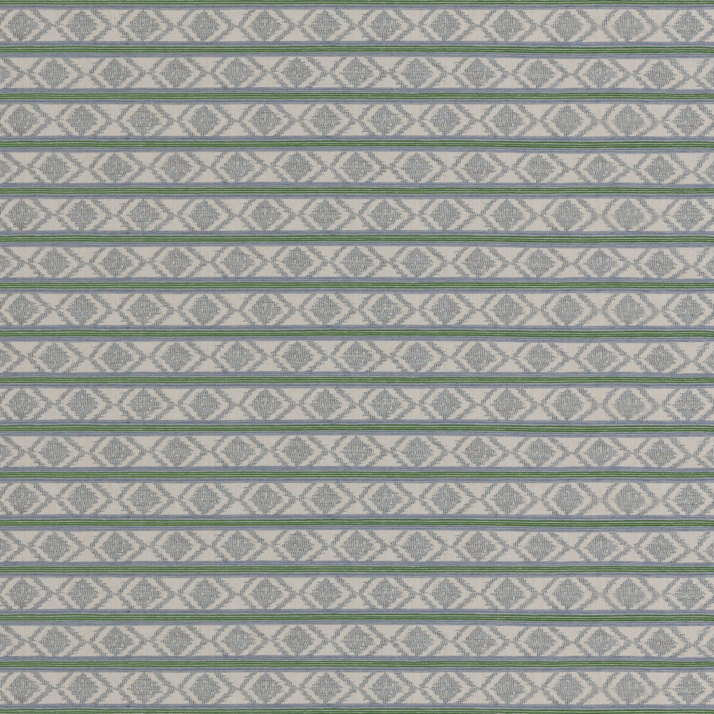 Samples and Purchasing available for Burford Stripe - Blue/Green Blue By G P & J Baker | Burford Weaves |  Upholstery Weave at Designer Wallcoverings and Fabrics