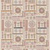 Samples and Purchasing available for Spin Off - Red/Green Beige By G P & J Baker | G P & J Baker X Kit Kemp Prints & Embroideries |  Drapery Embroidery at Designer Wallcoverings and Fabrics