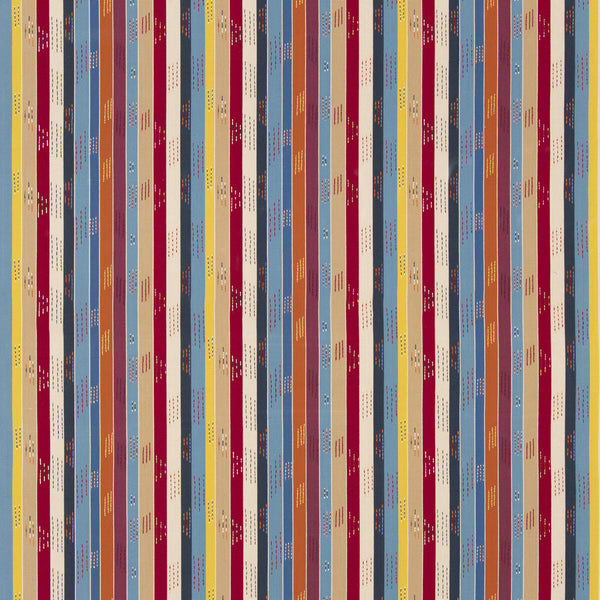 Jogalong - Jewel Multi By G P & J Baker | G P & J Baker X Kit Kemp Stripes |Stripes  Multipurpose Weave