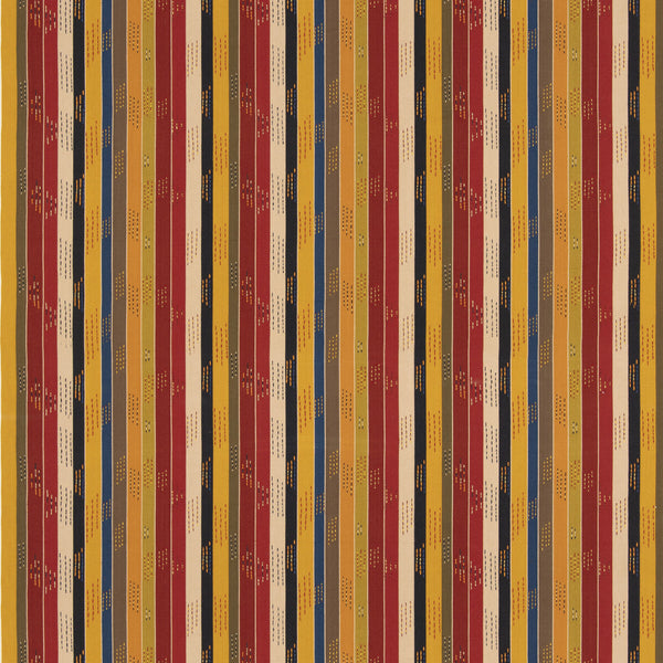 Jogalong - Red/Ochre Red By G P & J Baker | G P & J Baker X Kit Kemp Stripes |Stripes  Multipurpose Weave