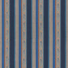 Samples and Purchasing available for Bunty - Indigo Blue By G P & J Baker | G P & J Baker X Kit Kemp Stripes |Stripes  Multipurpose Weave at Designer Wallcoverings and Fabrics