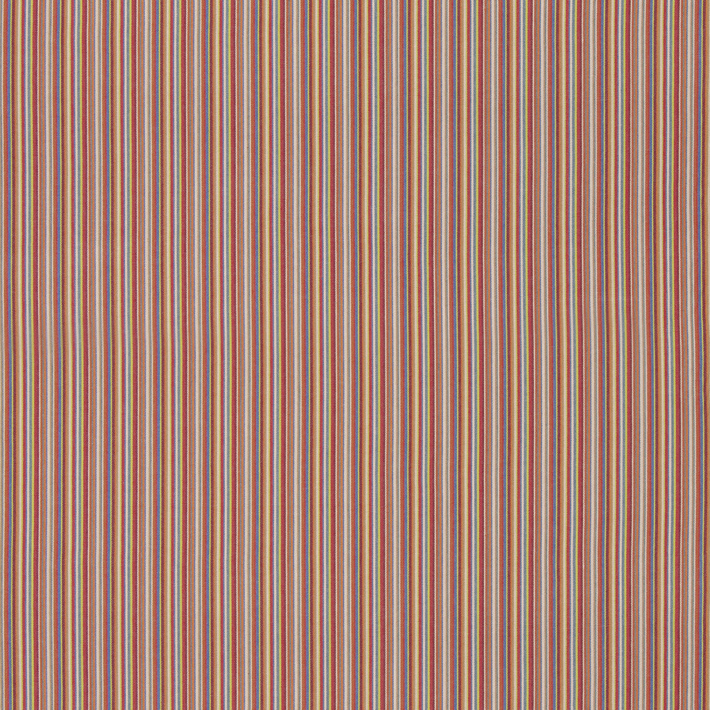 Samples and Purchasing available for Tight Rope - Jewel Multi By G P & J Baker | G P & J Baker X Kit Kemp Stripes |Stripes  Multipurpose Weave at Designer Wallcoverings and Fabrics