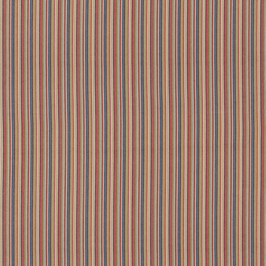 Samples and Purchasing available for Tight Rope - Indigo/Cocoa Blue By G P & J Baker | G P & J Baker X Kit Kemp Stripes |Stripes  Multipurpose Weave at Designer Wallcoverings and Fabrics