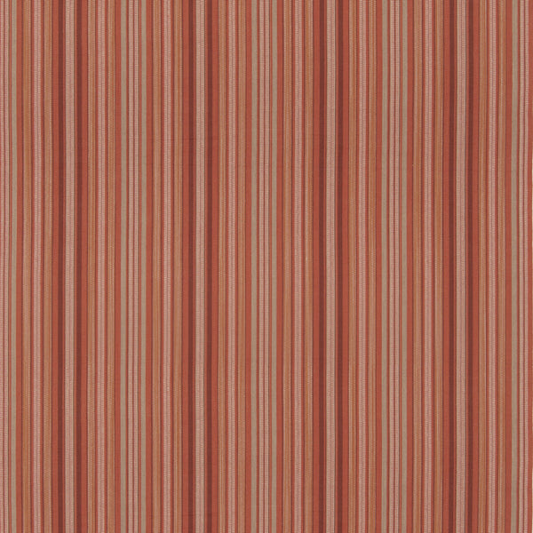 Rainstorm - Spice Orange By G P & J Baker | G P & J Baker X Kit Kemp Stripes |Stripes  Multipurpose Weave