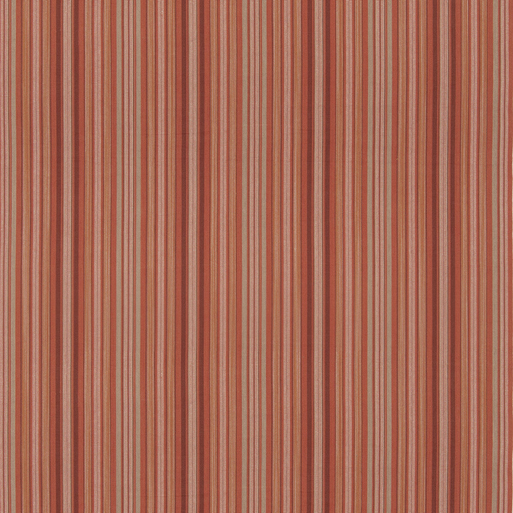 Samples and Purchasing available for Rainstorm - Spice Orange By G P & J Baker | G P & J Baker X Kit Kemp Stripes |Stripes  Multipurpose Weave at Designer Wallcoverings and Fabrics