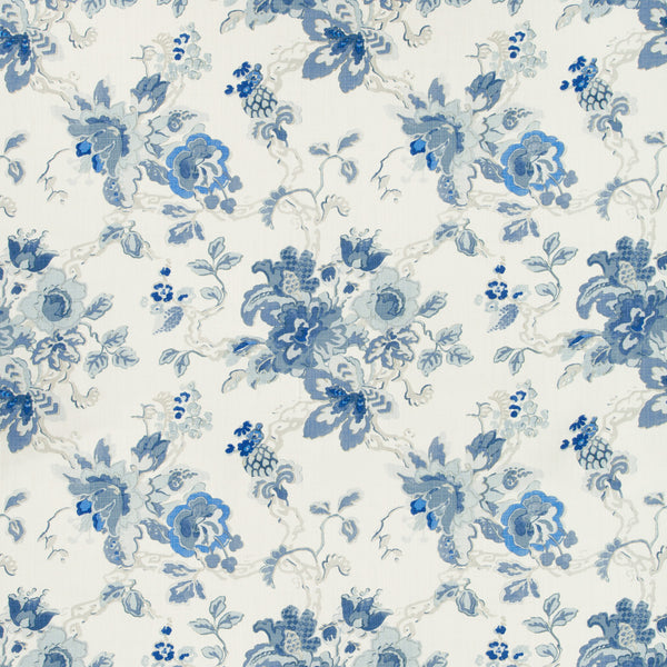 Parnham - Azure Blue By Lee Jofa | Blithfield | Botanical & Floral Multipurpose Print