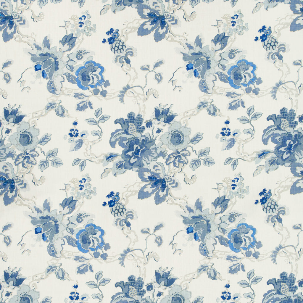 Parnham - Azure Blue By Lee Jofa | Blithfield | Botanical & Floral Multipurpose Print