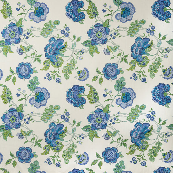 Somerset - Blue/Green Blue By Lee Jofa | Blithfield |Botanical & Floral  Multipurpose Print