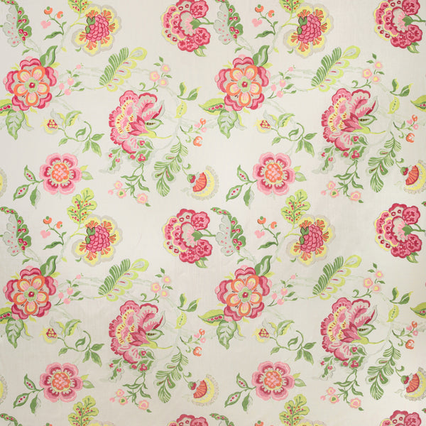 Somerset - Pink/Lime Pink By Lee Jofa | Blithfield |Botanical & Floral  Multipurpose Print