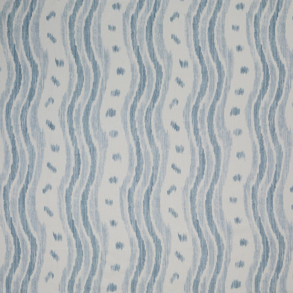 Ikat Stripe - Pale Blue Light Blue By Lee Jofa | Blithfield |Ikat/Southwest/Kilims Stripes Multipurpose Print