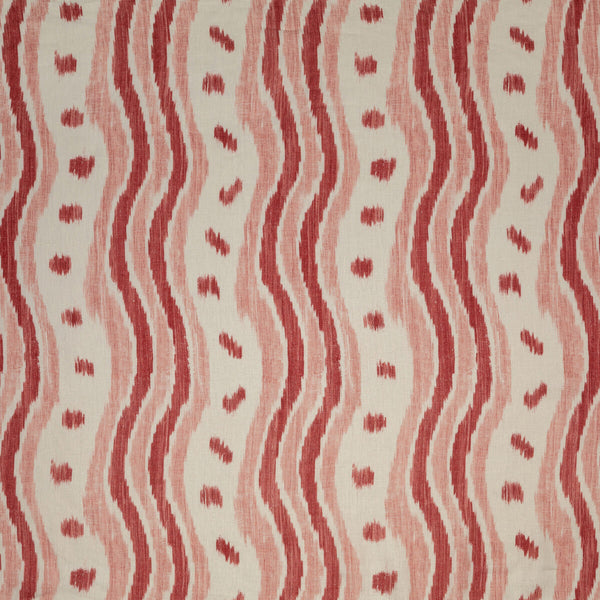 Ikat Stripe - Coral Pink By Lee Jofa | Blithfield |Ikat/Southwest/Kilims Stripes Multipurpose Print