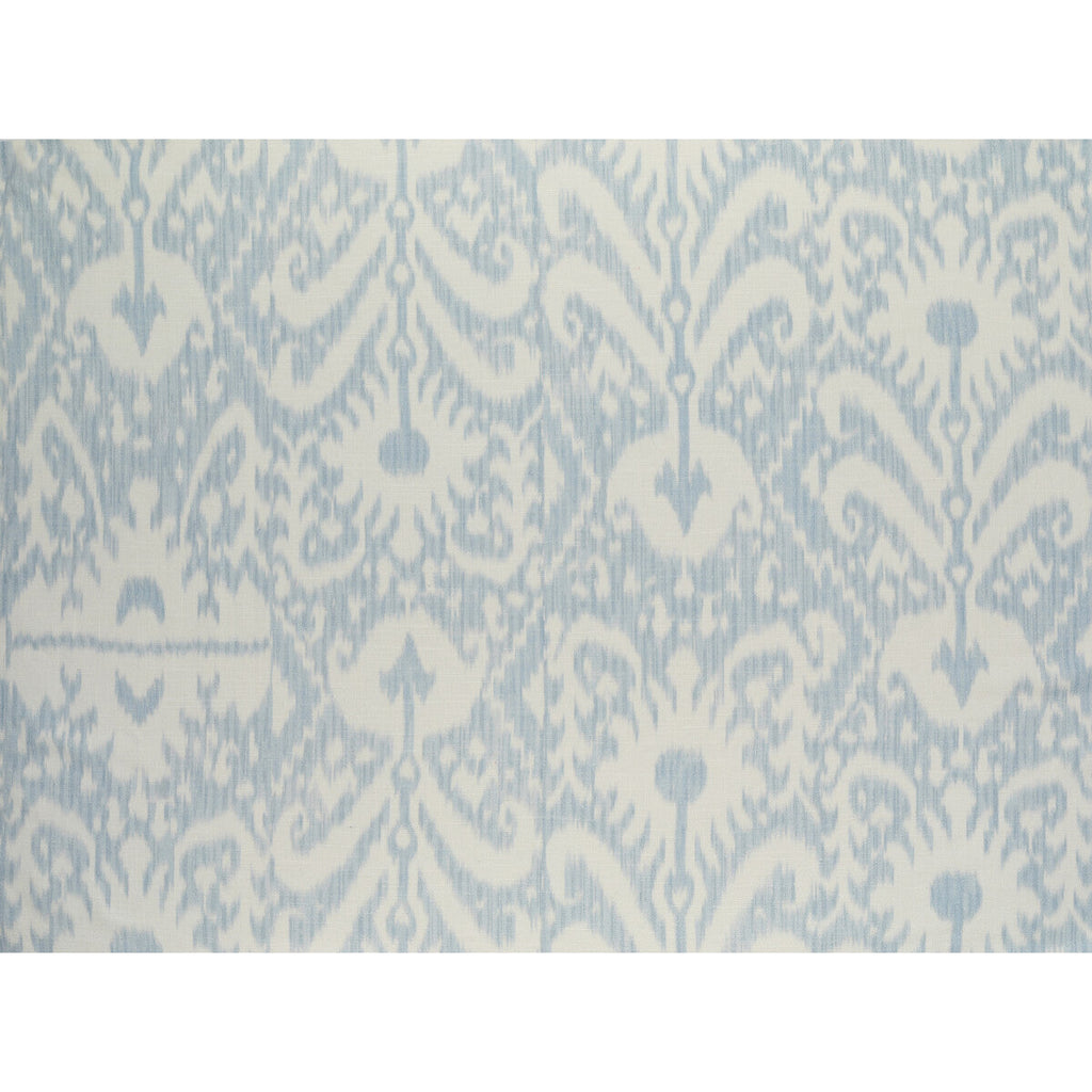 Samples and Purchasing available for Kamara - Sky Blue By Lee Jofa | Blithfield | Ikat/Southwest/Kilims Multipurpose Print at Designer Wallcoverings and Fabrics