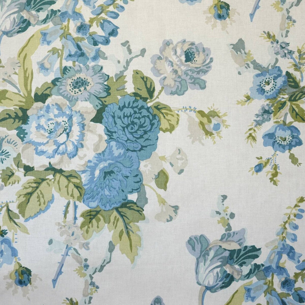 Samples and Purchasing available for Grenville Glazed Chintz - Blue/Green Multi By Lee Jofa | Blithfield |Botanical & Floral  Multipurpose Print at Designer Wallcoverings and Fabrics