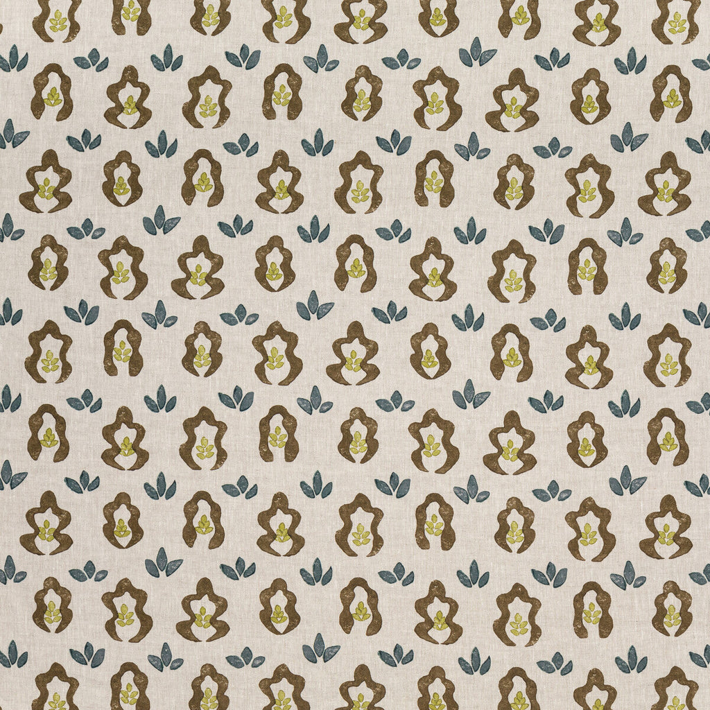 Samples and Purchasing available for Springfield - Walnut Beige By Lee Jofa | Blithfield Eden | Botanical & Floral Multipurpose Linen at Designer Wallcoverings and Fabrics