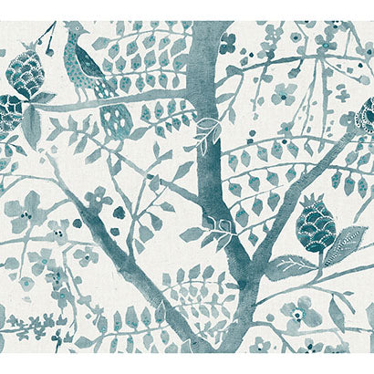 Aldeburgh Cream Off-White Wallcovering | Jeffrey Stevens