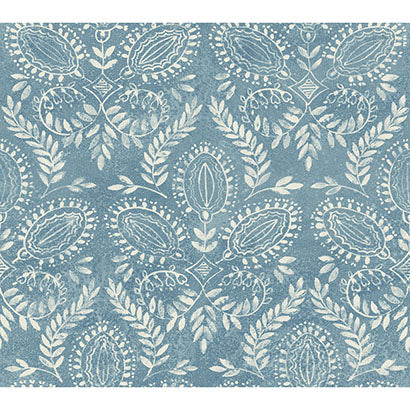 Laurel Damask Wallpaper | Jeffrey Stevens