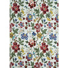 Samples and Purchasing available for Persian Pomegranate - Aqua/Multi Light Green By G P & J Baker | Crayford |Botanical & Floral Flora & Fauna Multipurpose Print at Designer Wallcoverings and Fabrics