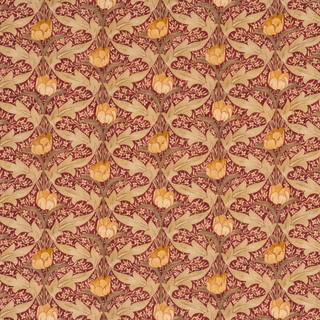 Tulip & Jasmine - Red/Ochre  By G P & J Baker | Originals V |  Multipurpose Print