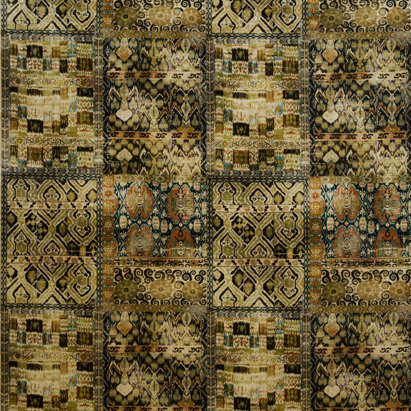 Rio - Olive/Ebony Green By G P & J Baker | Rio Velvets | Global Multipurpose Print