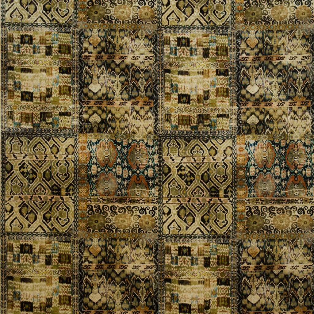 Rio - Olive/Ebony Green By G P & J Baker | Rio Velvets | Global Multipurpose Print