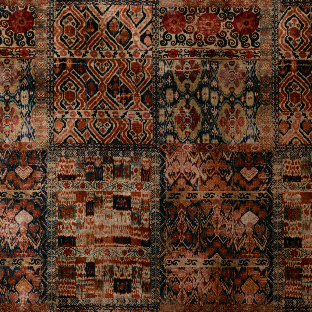 Samples and Purchasing available for Rio - Sienna Orange By G P & J Baker | Signature Velvets | Global Multipurpose Print at Designer Wallcoverings and Fabrics