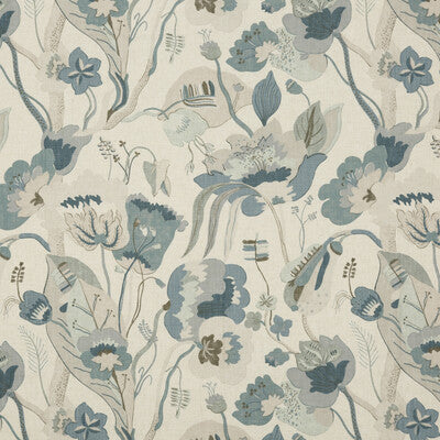 Samples and Purchasing available for California - Linen/Denim  By G P & J Baker | Specials Book |Botanical & Floral  Multipurpose Print at Designer Wallcoverings and Fabrics