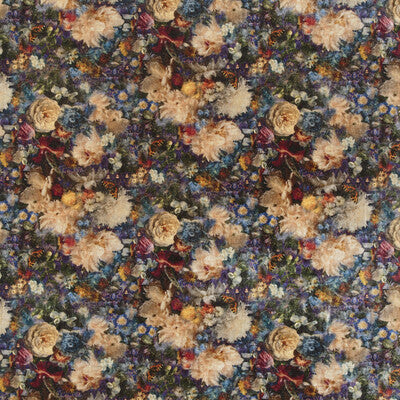 Samples and Purchasing available for Royal Garden Velvet - Sapphire Blue By G P & J Baker | Historic Royal Palaces |  Multipurpose Print at Designer Wallcoverings and Fabrics