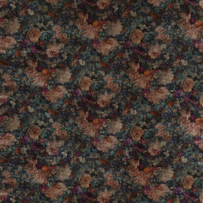 Samples and Purchasing available for Royal Garden Velvet - Jewel Blue By G P & J Baker | Historic Royal Palaces |  Multipurpose Print at Designer Wallcoverings and Fabrics