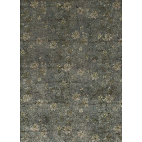 Queen'S Garden Velvet - Verdigris Teal By G P & J Baker | Historic Royal Palaces |  Multipurpose Print