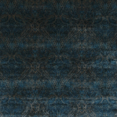 Samples and Purchasing available for Royal Damask Velvet - Sapphire Blue By G P & J Baker | Historic Royal Palaces |  Multipurpose Print at Designer Wallcoverings and Fabrics