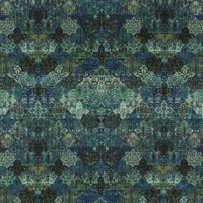 Samples and Purchasing available for Sampul - Peacock Blue By G P & J Baker | East To West |  Multipurpose Print at Designer Wallcoverings and Fabrics