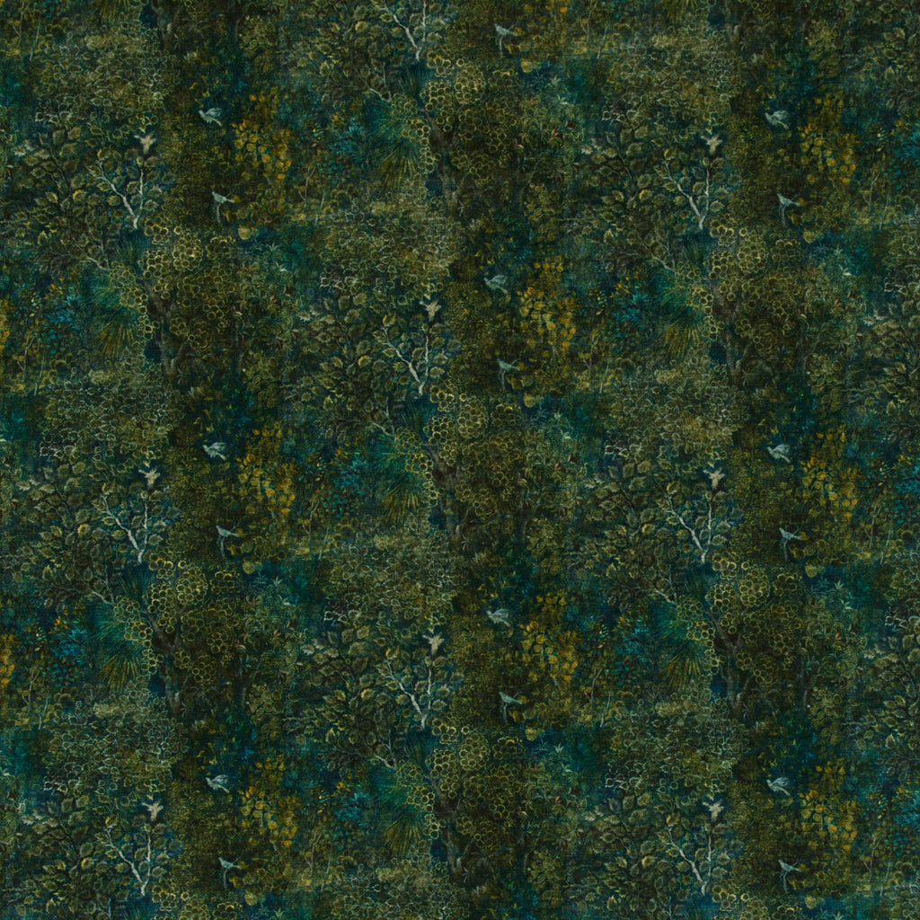 Persian Garden Velvet - Peacock Green By G P & J Baker | East To West |  Multipurpose Print