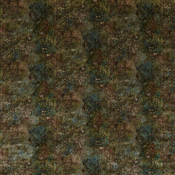 Persian Garden Velvet - Teal/Spice Beige By G P & J Baker | East To West |  Multipurpose Print