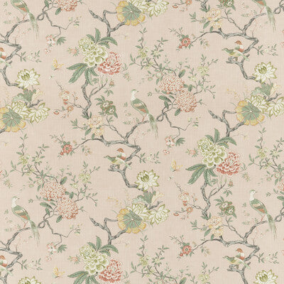 Samples and Purchasing available for Oriental Bird Signature - Blush Pink By G P & J Baker | Signature Prints |Botanical & Floral Flora & Fauna Multipurpose Print at Designer Wallcoverings and Fabrics