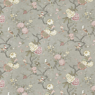 Samples and Purchasing available for Oriental Bird Signature - Mole Blue By G P & J Baker | Signature Prints |Botanical & Floral Flora & Fauna Multipurpose Print at Designer Wallcoverings and Fabrics