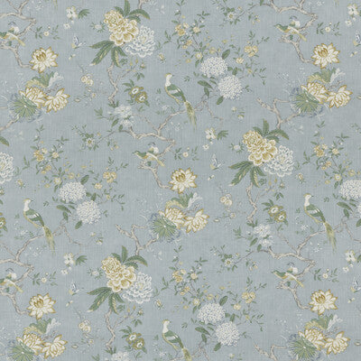 Samples and Purchasing available for Oriental Bird Signature - Soft Blue Blue By G P & J Baker | Signature Prints |Botanical & Floral Flora & Fauna Multipurpose Print at Designer Wallcoverings and Fabrics