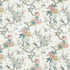 Samples and Purchasing available for Oriental Bird Signature - Teal White By G P & J Baker | Signature Prints |Botanical & Floral Flora & Fauna Multipurpose Print at Designer Wallcoverings and Fabrics