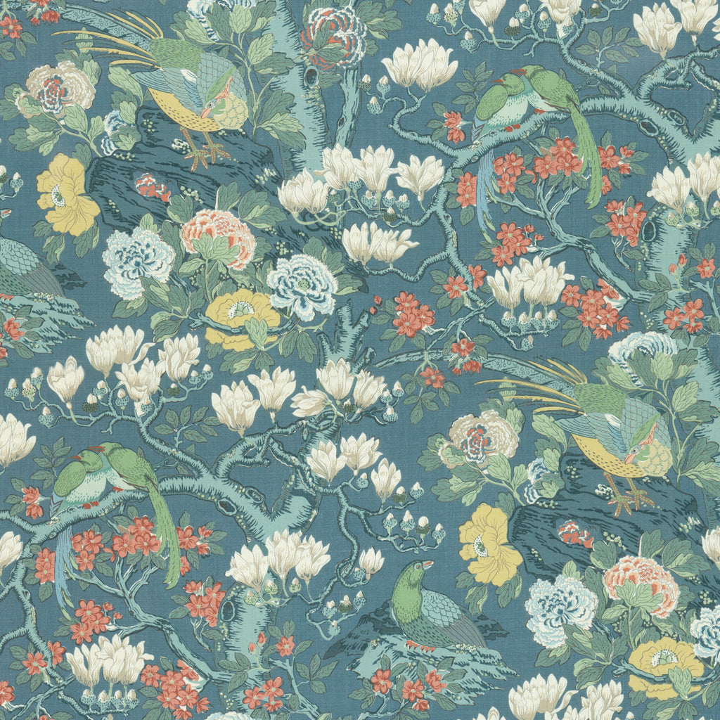 Rockbird Signature - Teal Teal By G P & J Baker | Signature Prints |Botanical & Floral Flora & Fauna Multipurpose Print