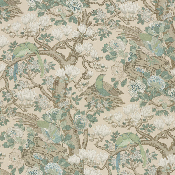 Rockbird Signature - Soft Blue Beige By G P & J Baker | Signature Prints |Botanical & Floral Flora & Fauna Multipurpose Print