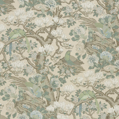 Samples and Purchasing available for Rockbird Signature - Soft Blue Beige By G P & J Baker | Signature Prints |Botanical & Floral Flora & Fauna Multipurpose Print at Designer Wallcoverings and Fabrics