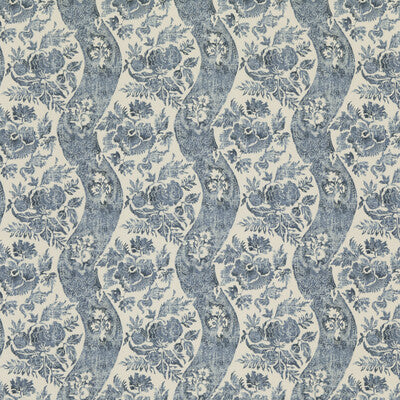 Samples and Purchasing available for Caldbeck - Indigo/Ivory Blue By G P & J Baker | Signature Prints |  Multipurpose Print at Designer Wallcoverings and Fabrics