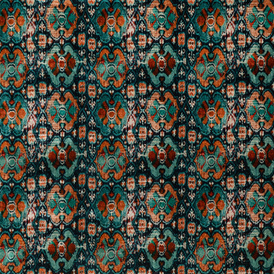 Samples and Purchasing available for Petropolis - Teal Teal By G P & J Baker | Signature Velvets |  Multipurpose Velvet at Designer Wallcoverings and Fabrics