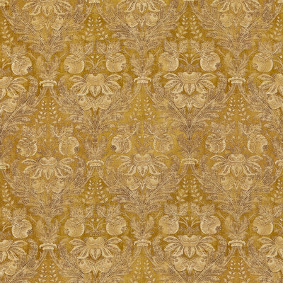 Samples and Purchasing available for Lapura Damask - Ochre Yellow By G P & J Baker | Coromandel |Damask  Multipurpose Print at Designer Wallcoverings and Fabrics